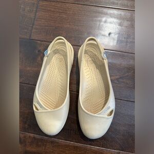 Croc Sandel with Diamanté - Hardly Worn - Size 5